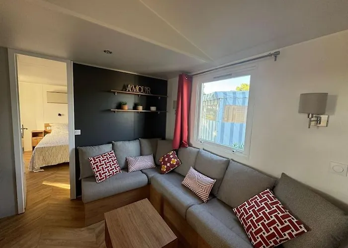 Σπίτι διακοπών Mobile 450 4-6 Pers Le Des Reves, Face Au Lac, Wifi, Clim, Piscines *